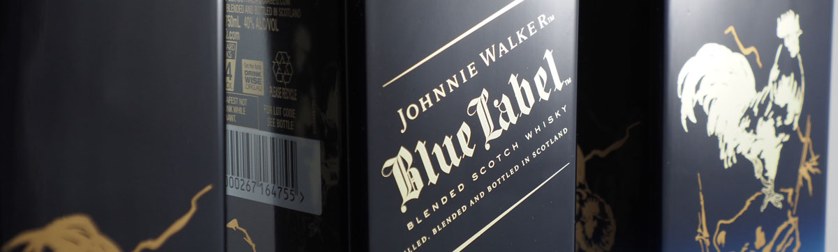 Johnnie Walker Blue whisky auction : Limited Bottlings