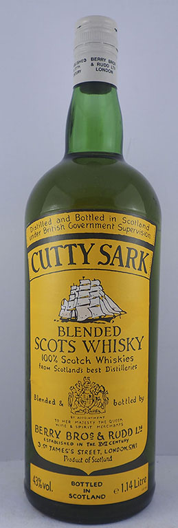 Nv Berry Bros Rudd Cutty Sark Scotch Whisky Wine Auction Lot 374 Historical Record Wickmans