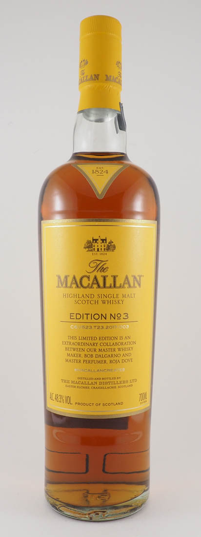 Nv Macallan Edition No 3 Highland Single Malt Scotch Whisky Scotland Wine Auction Lot 61440 Historical Record Wickmans