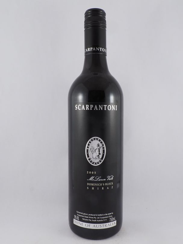 SCARPANTONI ESTATE Domenico s Block Shiraz McLaren Vale