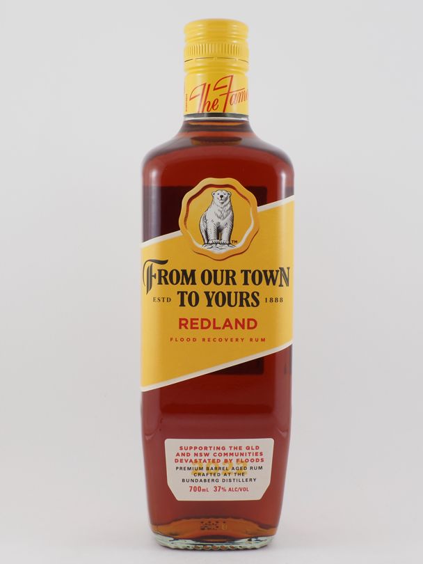 BUNDABERG From Our Town To Yours Redland Flood Recovery Rum 37% ABV NV