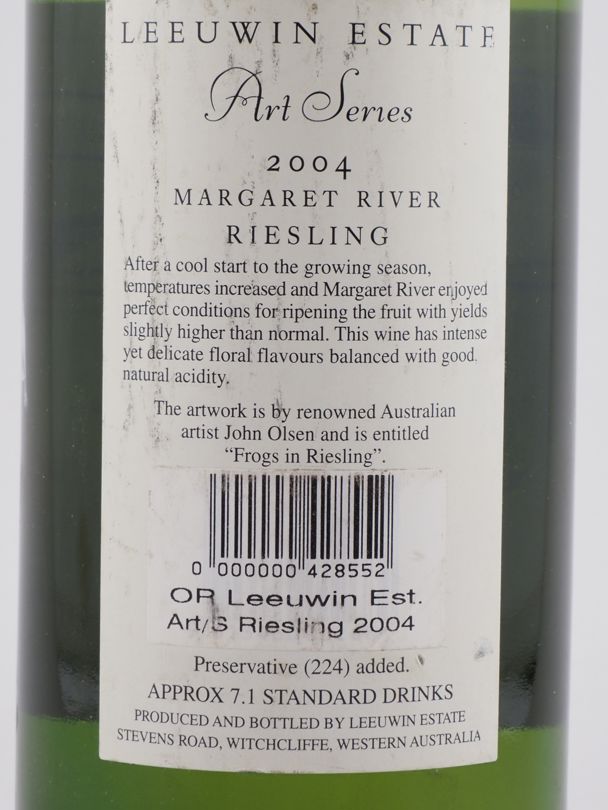 2004 LEEUWIN ESTATE Art Series Riesling, Margaret River