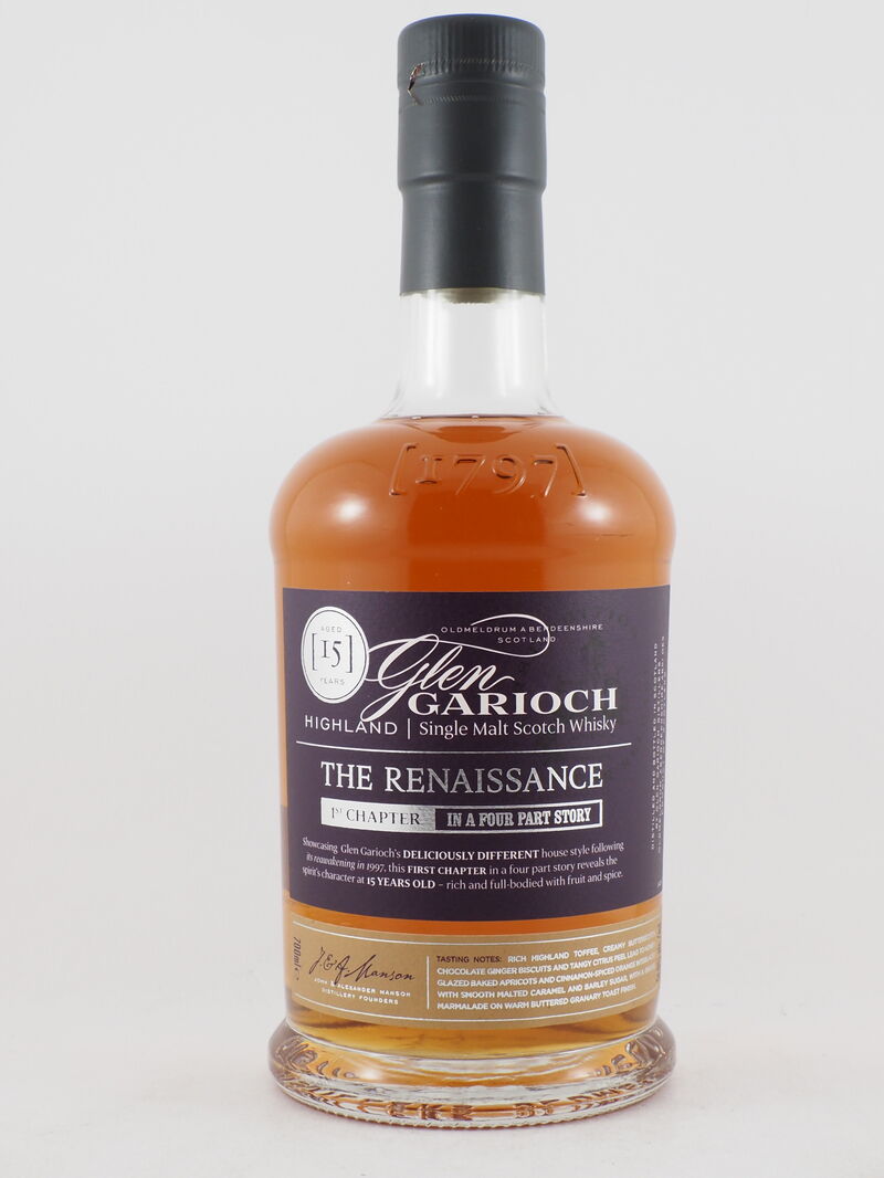 GLEN GARIOCH The Renaissance 1st Chapter 15 Year Old Highland Single Malt Scotch Whisky NV