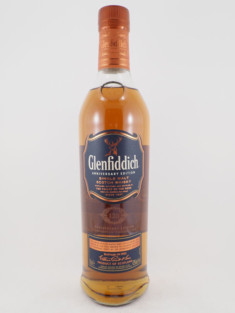 GLENFIDDICH 125th Anniversary Edition Single Malt Scotch Whisky BT 2012
