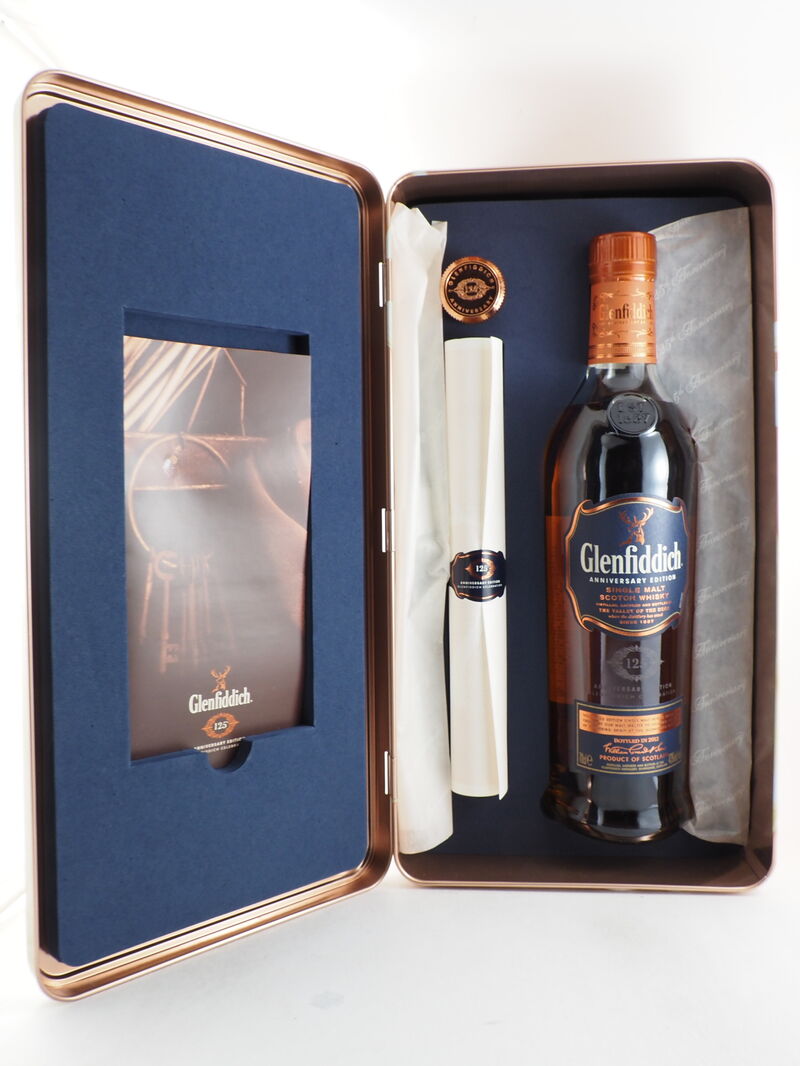 GLENFIDDICH 125th Anniversary Edition Single Malt Scotch Whisky BT 2012