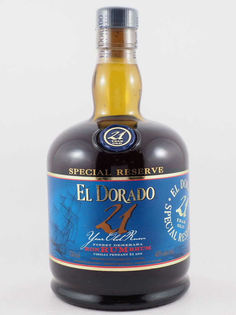 EL DORADO 21 Year Old Special Reserve Demerara Rum NV