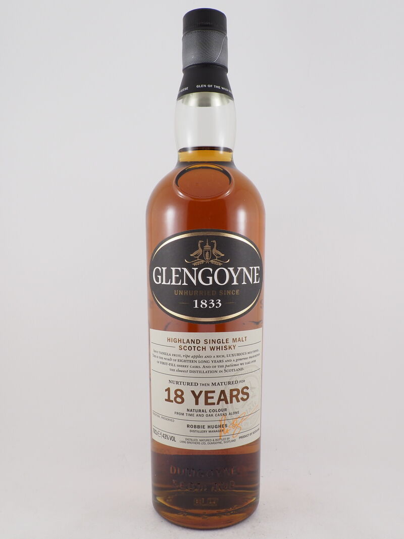 GLENGOYNE 18 Year Old Highland Single Malt Scotch Whisky NV