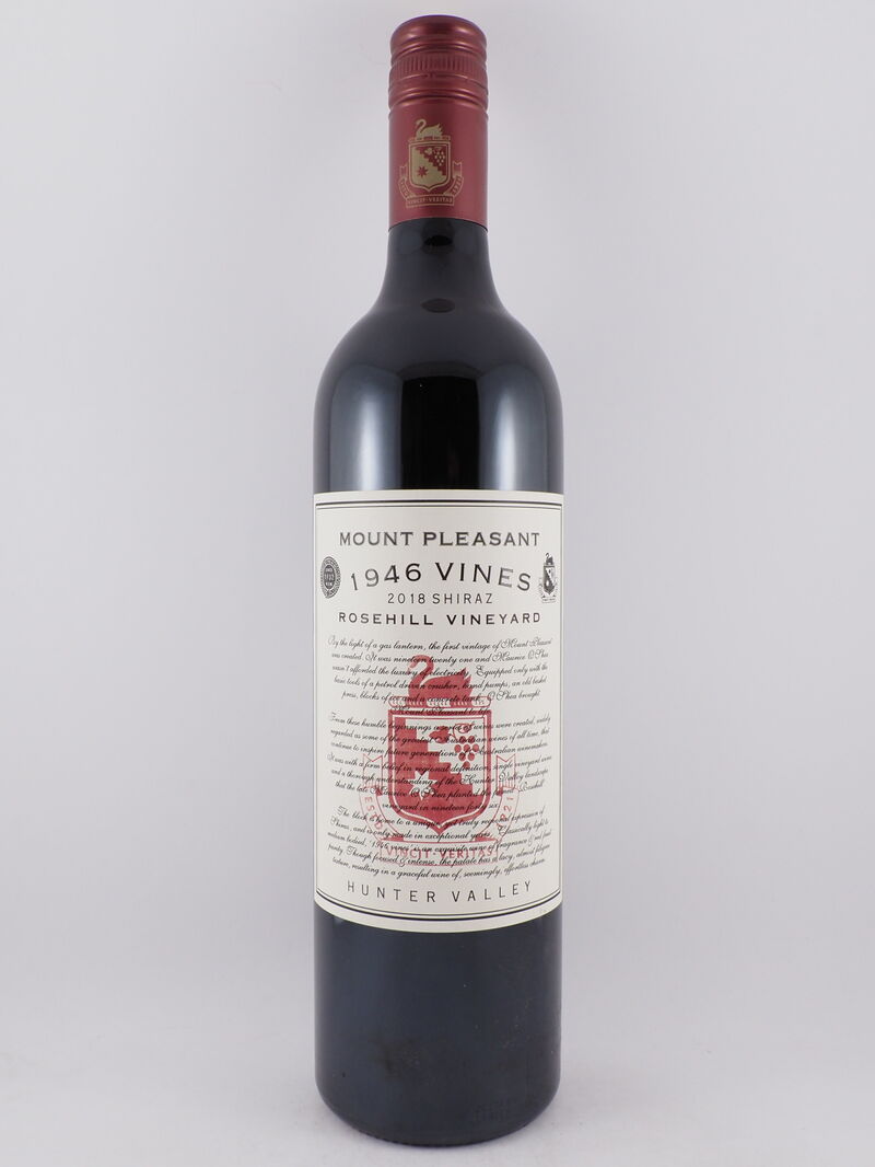 MOUNT PLEASANT Rosehill Vineyard 1946 Vines Shiraz 2018