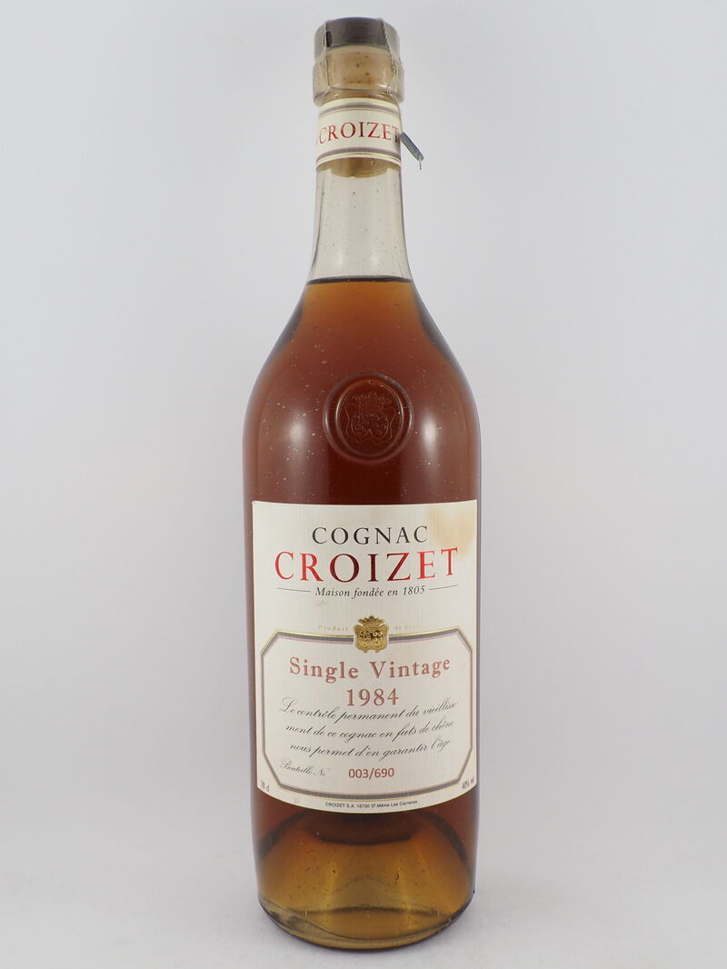 CROIZET Single Vintage Cognac 1984