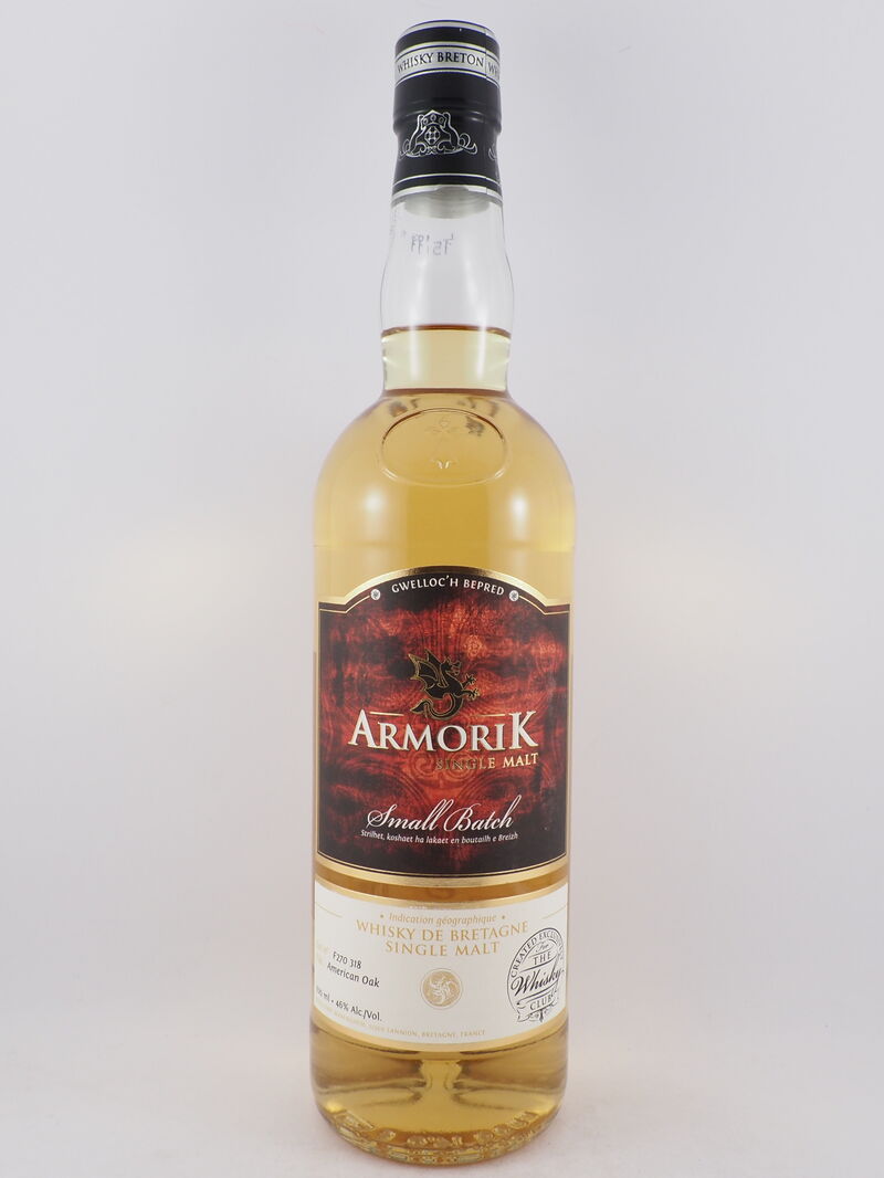 DISTILLERIE WARENGHEM Armorik Small Batch American Oak Single Malt Whisky 46% ABV NV