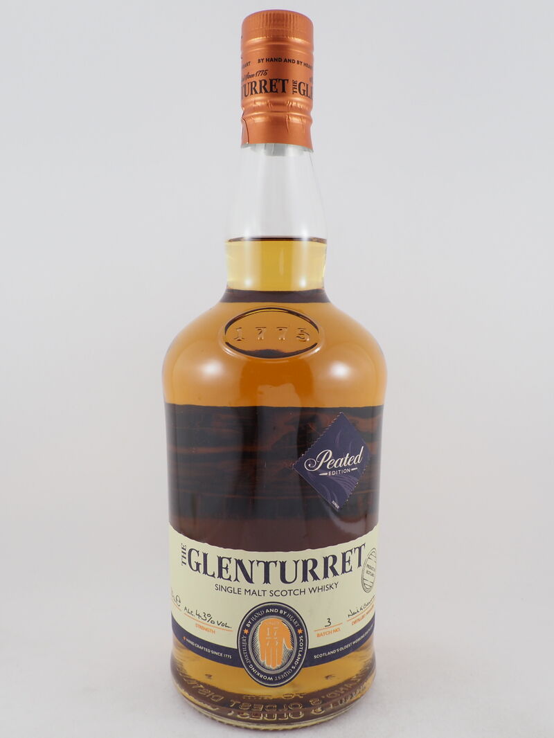 GLENTURRET Peated Edition Single Malt Scotch Whisky 43% ABV NV