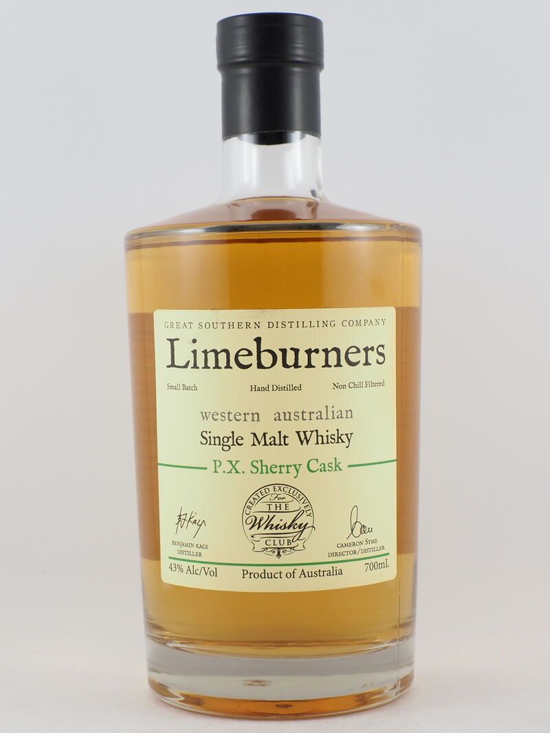 LIMEBURNERS PX Sherry Cask Single Malt Whisky 43% ABV NV
