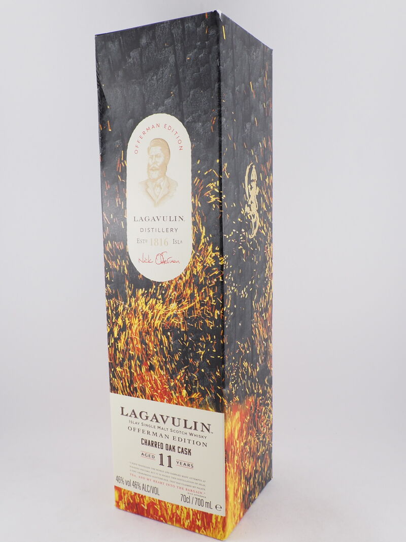 LAGAVULIN Offerman Edition 11 Year Old Charred Oak Cask Single Malt Scotch Whisky 46% ABV NV