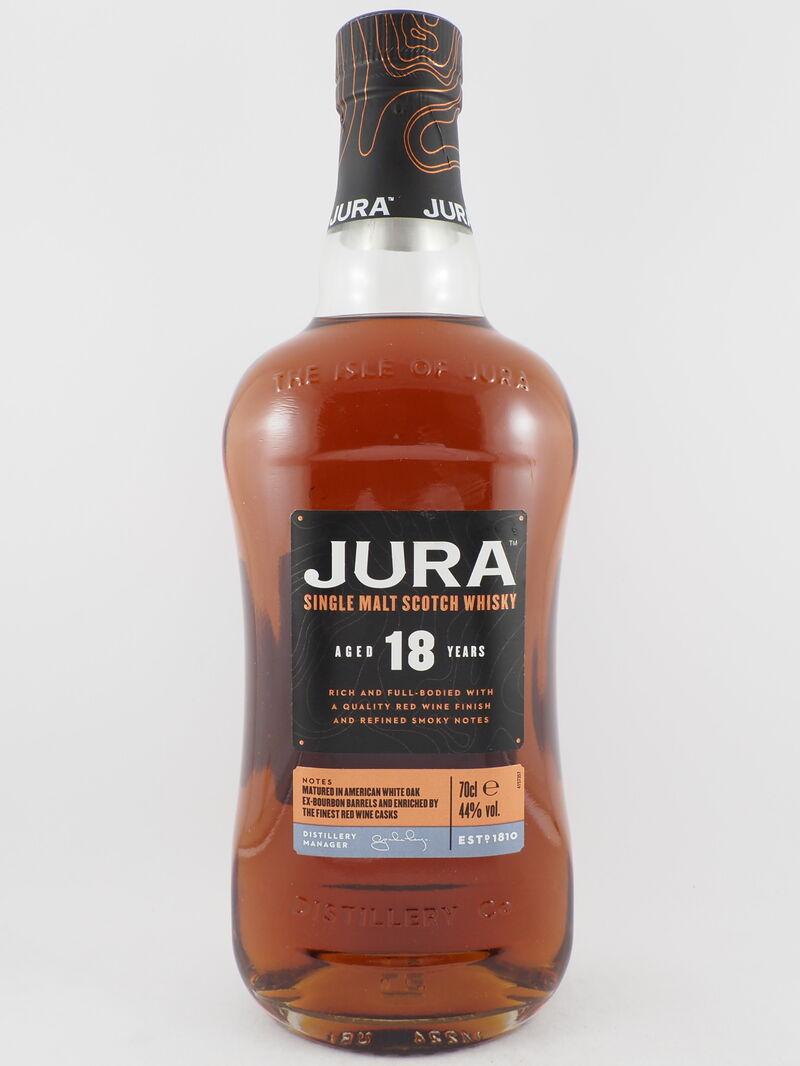 ISLE OF JURA 18 Year Old Single Malt Scotch Whisky 44% ABV NV
