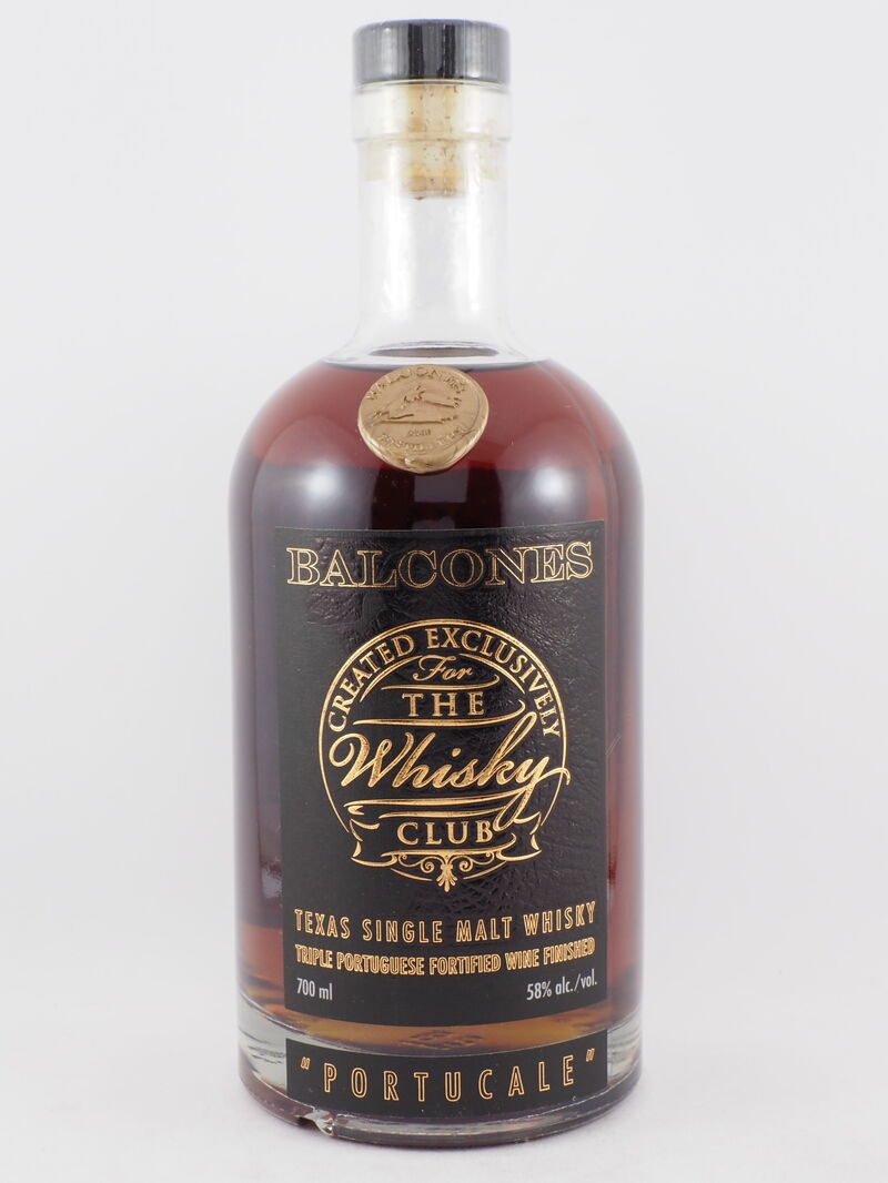BALCONES Portucale Triple Portuguese Fortified Wine Finish Single Malt Whisky 58% ABV BT 2022