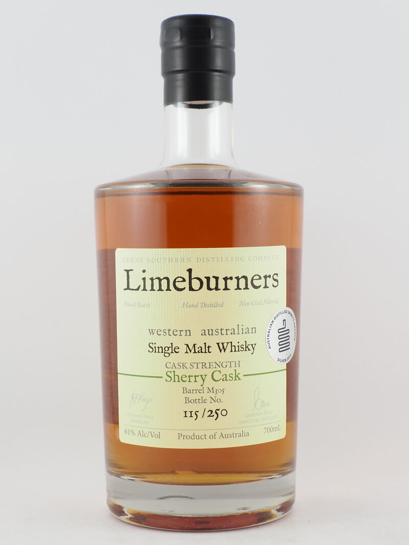 LIMEBURNERS Cask Strength Sherry Cask Single Malt Whisky 61% ABV NV