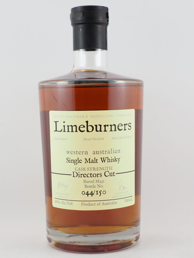 LIMEBURNERS Directors Cut Cask Strength Single Malt Whisky 60% ABV NV