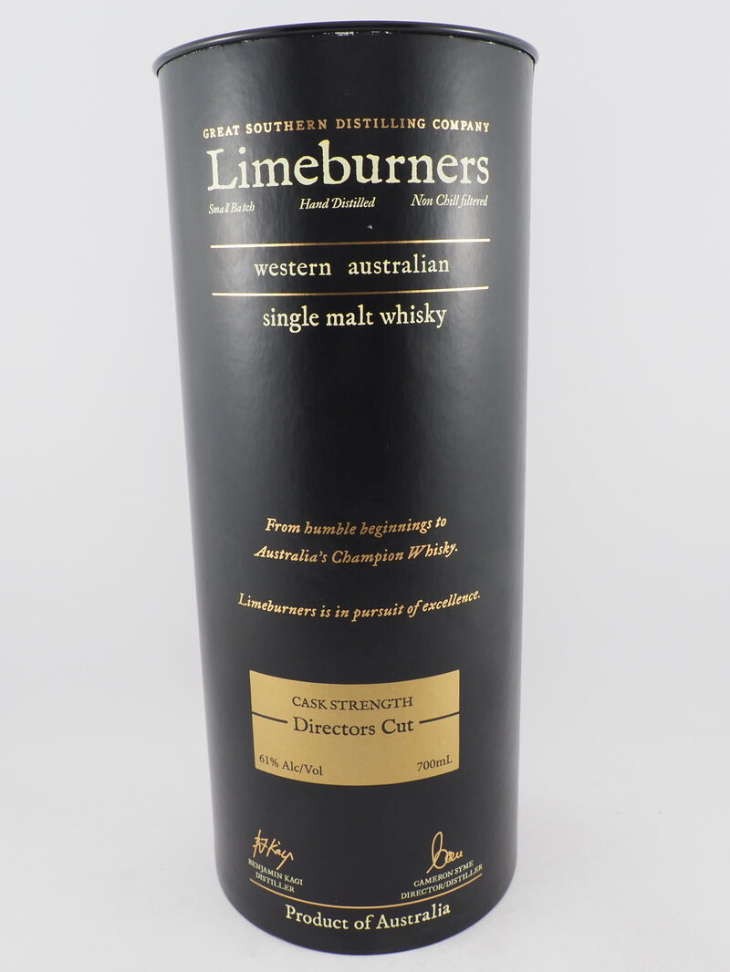 LIMEBURNERS Directors Cut Cask Strength Single Malt Whisky 60% ABV NV
