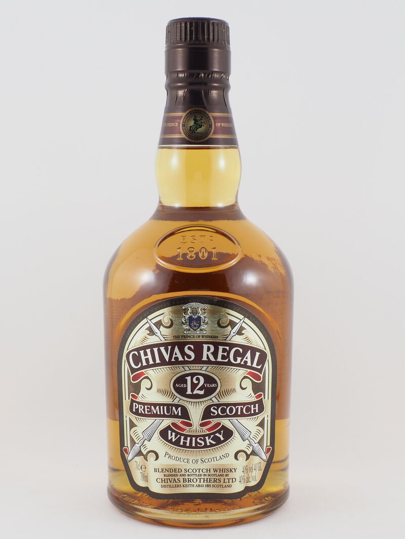 CHIVAS REGAL 12 Year Old 40% ABV Blended Scotch Whisky NV