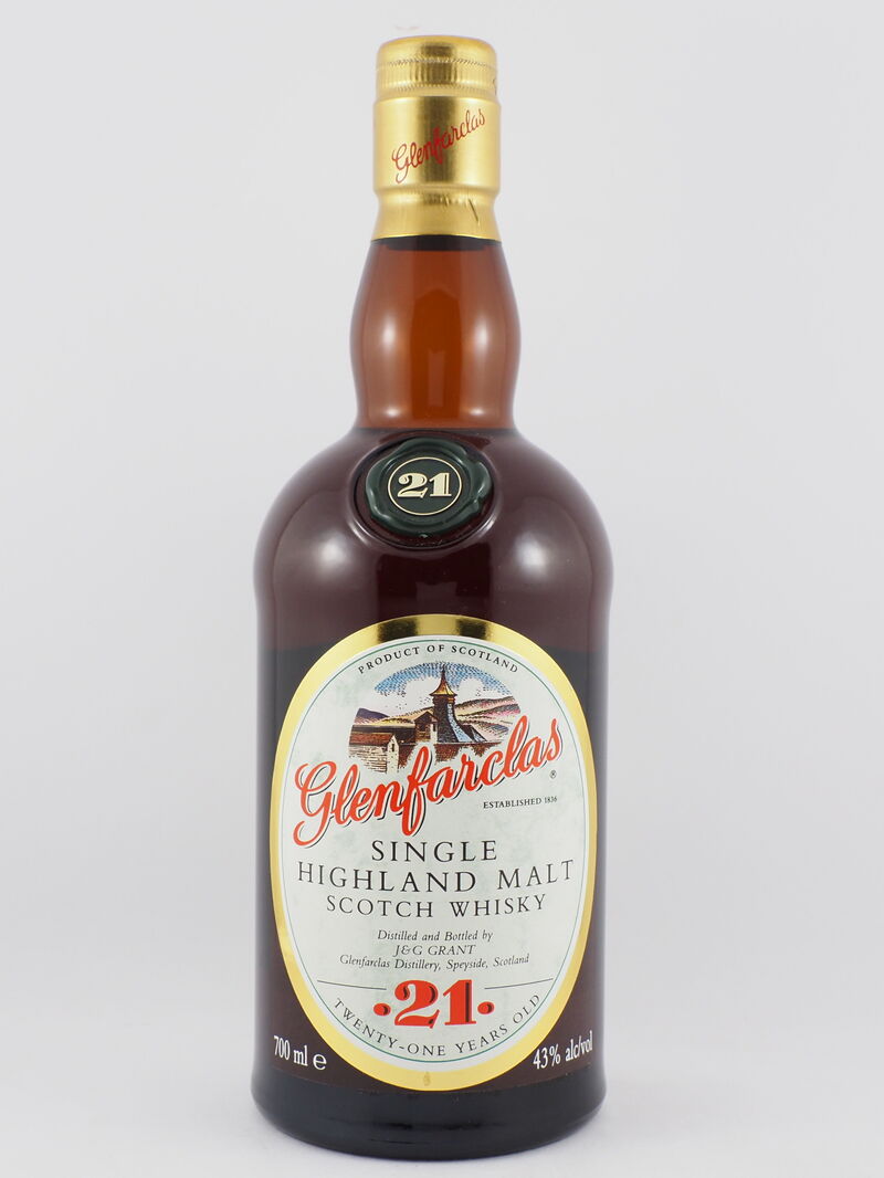 GLENFARCLAS 21 Year Old Single Malt Scotch Whisky 43% ABV NV