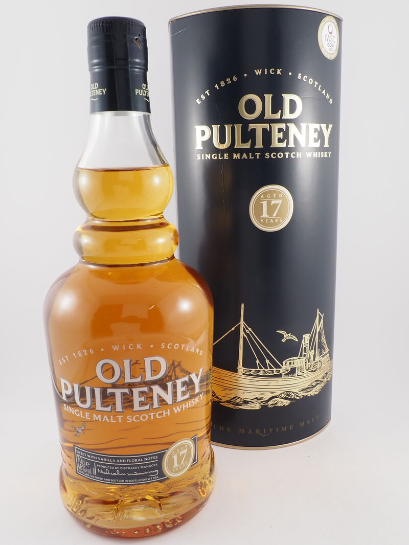 OLD PULTENEY 17 Year Old Single Malt Scotch Whisky 46% ABV NV