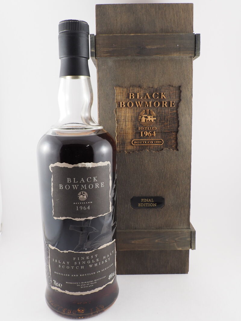 BOWMORE 1964 Black Bowmore Final Edition Single Malt Whisky 49% ABV DS 1964