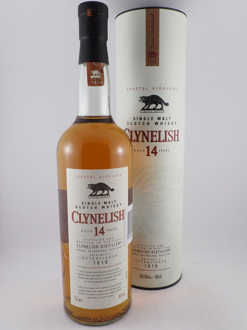 CLYNELISH 14 Year Old Coastal Highland Single Malt Whisky NV