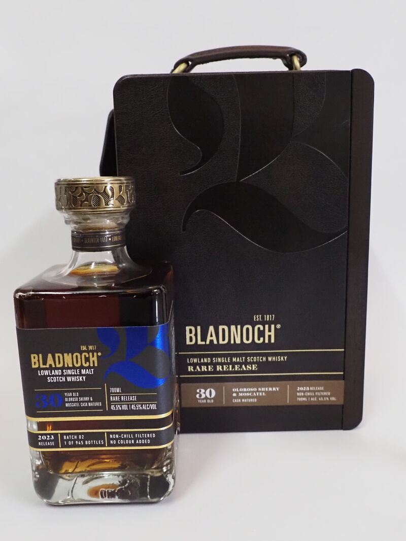 BLADNOCH 30 Year Old 2023 Rare Release Single Malt Scotch Whisky 45.5% ABV BT 2023